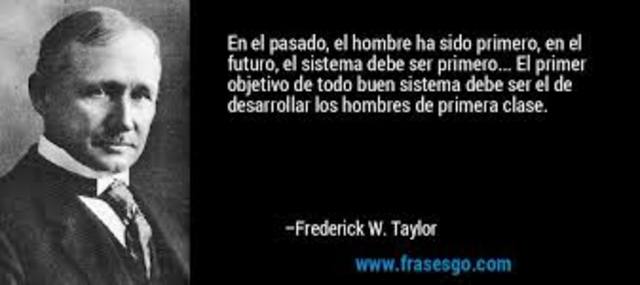Frederick W. Taylor