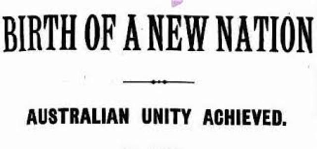 The birth of the Nation Australia