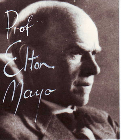 TEORIA DE LA CONDUCTA ELTON MAYO