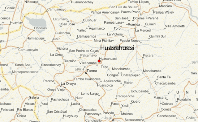 warned that there was danger in Huasahuasi