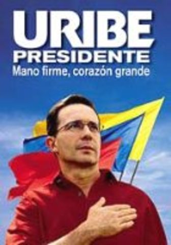 Eleccion de Presidente Alvaro Uribe Velez