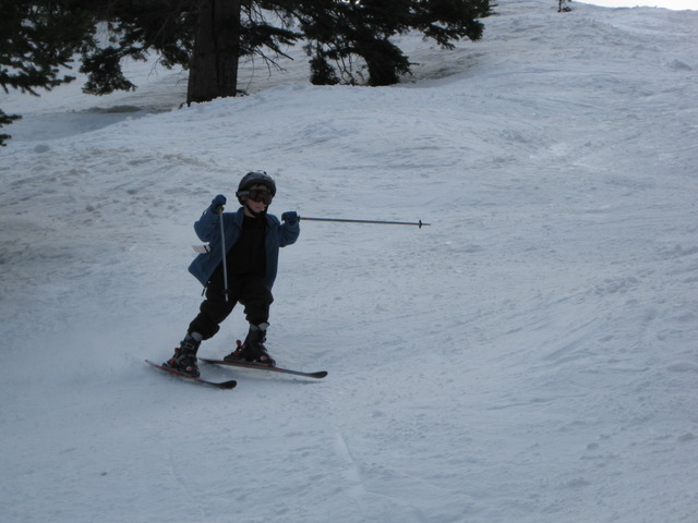 First Time Skiing