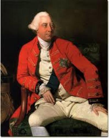 King George III comes to throne in England