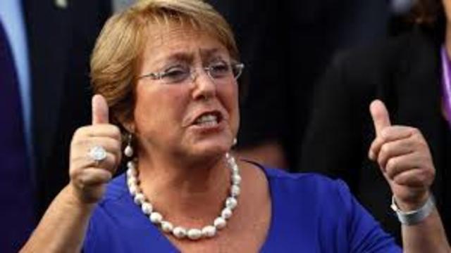 Bachelet sworn in as President of Chile