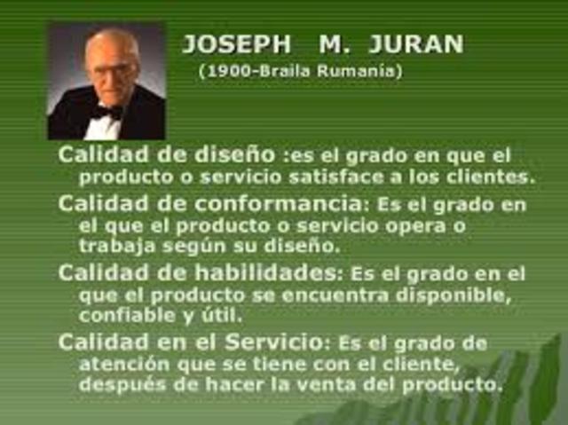 JUSE invitara al Dr. Joseph M. Juran