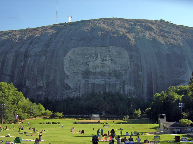 climbed stone mountain