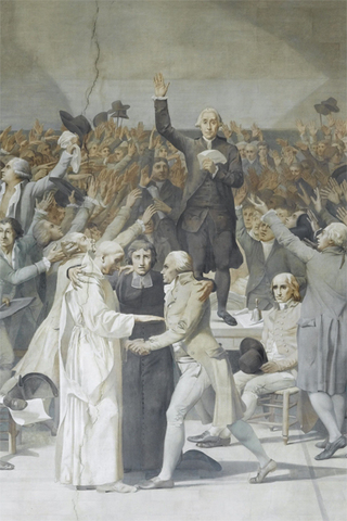 Juramento en el salón de juego de pelota