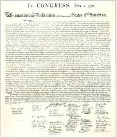 The Declaration of Independence