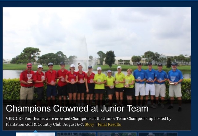 Makayla & team finally win the state divisional golf championship tournament