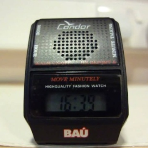 Relogio com alto falante