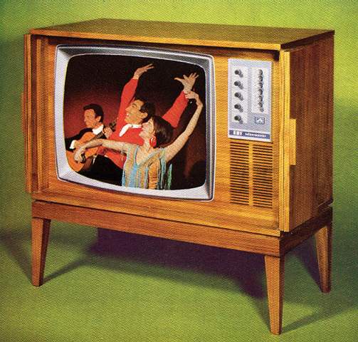 First colour television 1953