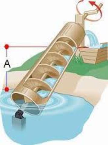 Tornillo elevador de agua