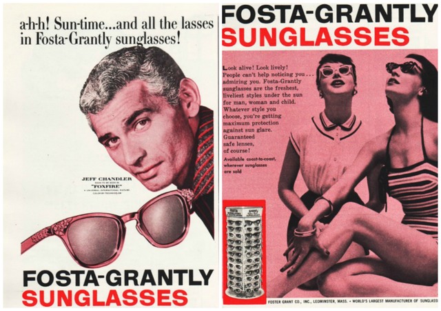1960  A clever advertising campaign by Foster Grant