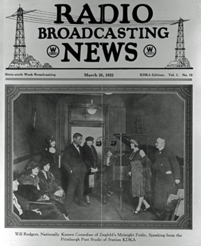 First Radio Broadcast