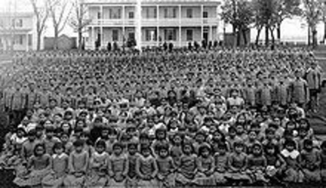 1879 - The first Indian boarding school opens in Carlisle, Pennsylvania