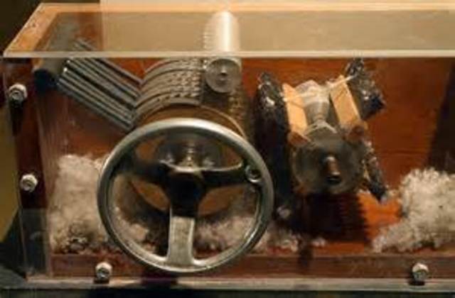 The invention of the cotton gin
