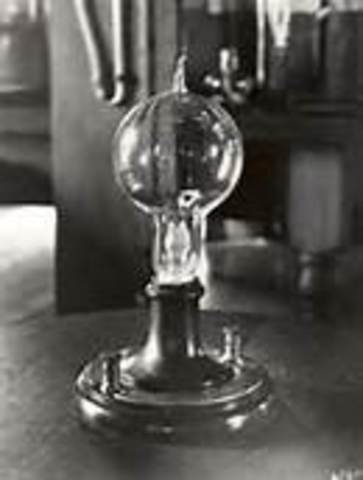 The invention of the electric light