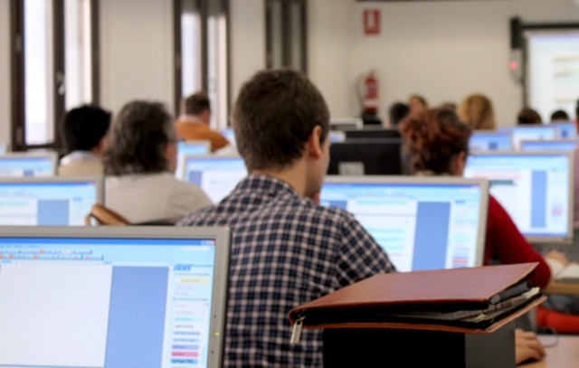 La Internet en la clase.