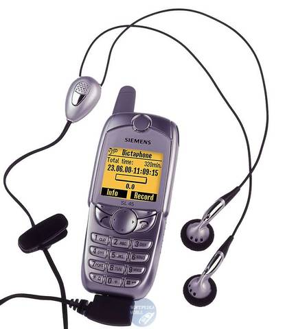 First Mobile with an MP3 - Siemens SL45