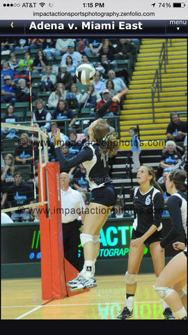 Went to the state championship to compete in volleyball!