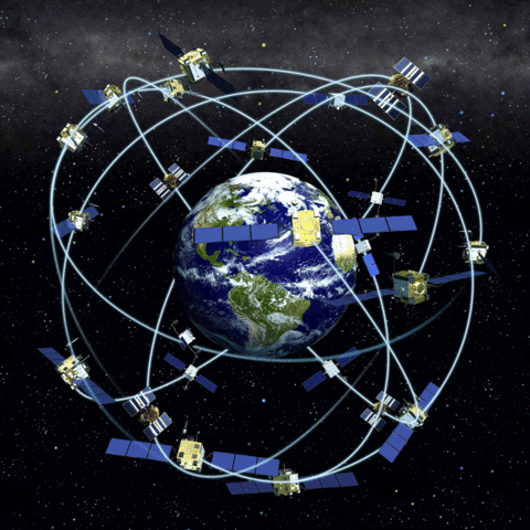 The GPS constellation of satellites was launched.