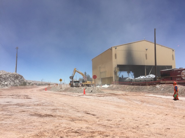 Inicio de excavaciones Pique 203