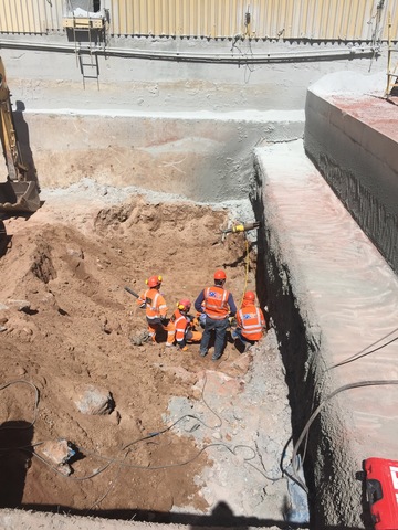 Pruebas de tesado  Pique 203