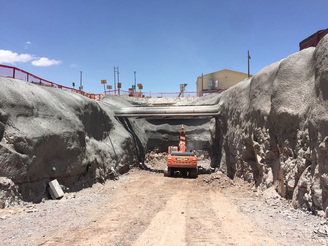 Rebaje de piso - Túnel 203