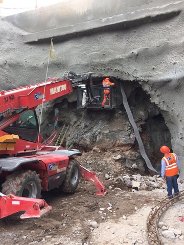 Colocación de geodren