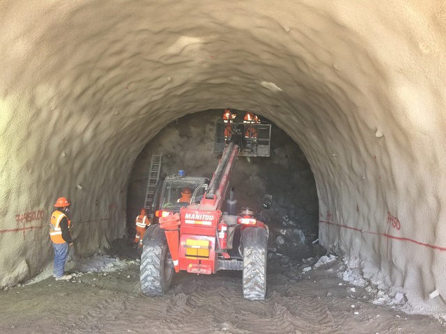 Avance Túnel 203 - Progresiva 7+455