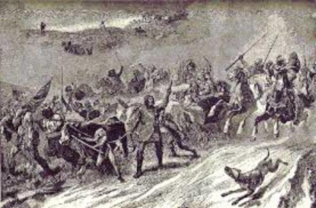 The Visigoths defeat Rome