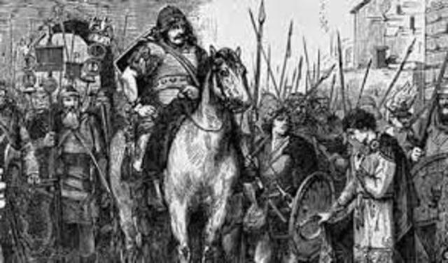 Odoacer ends Roman rule