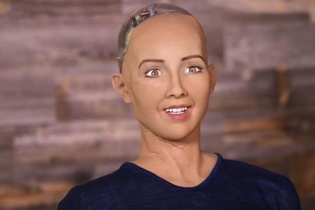 Sophia the Robot is created