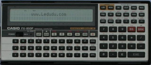 1990 Las calculadoras programables de Casio