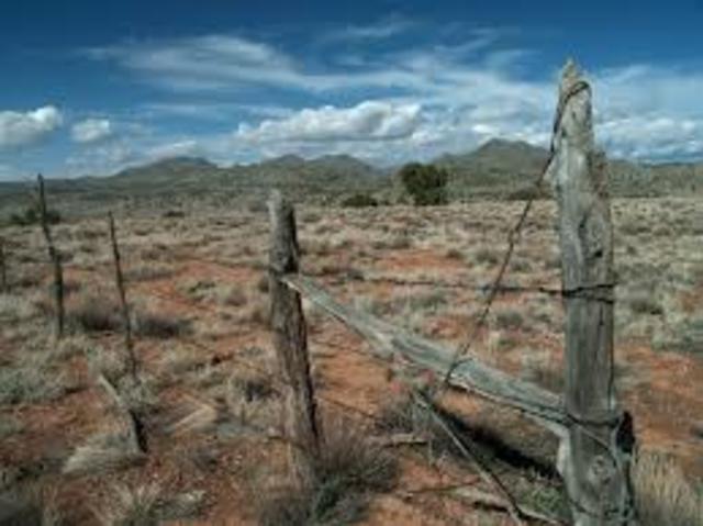 Barbed wire invented