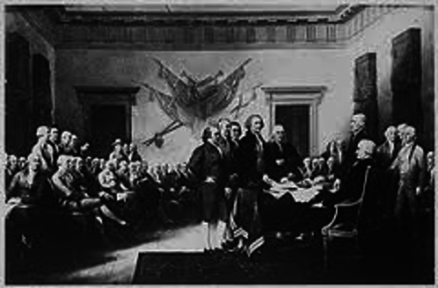 signing of the Declaration of Independence