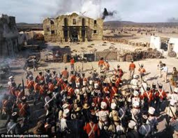 The Alamo is Taken by Mexican Troops