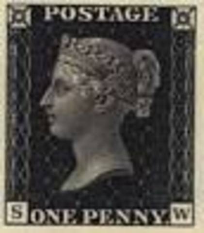 Se empieza a usar el sello postal