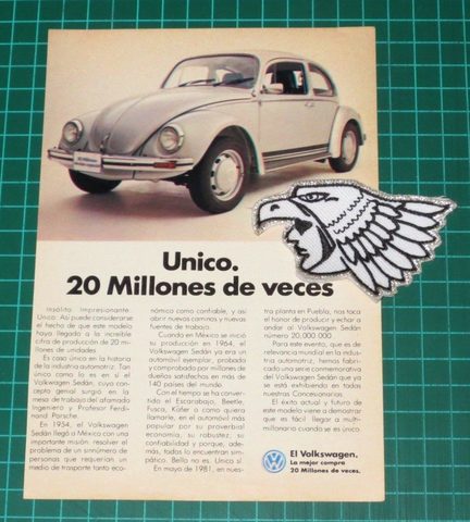 Llegada a México del "Vocho"