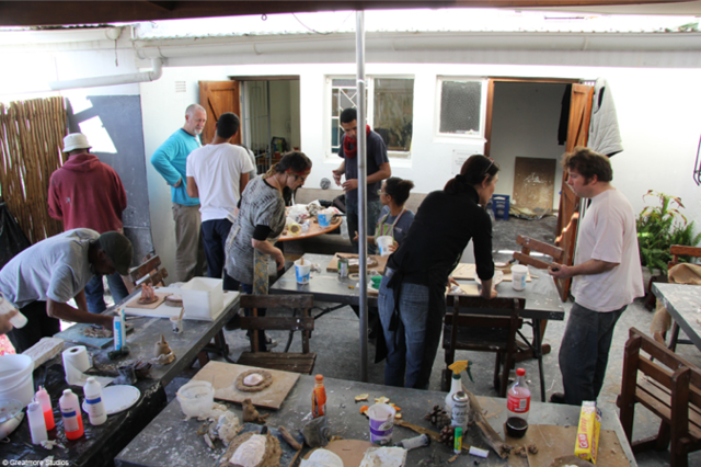 Cartooning Workshop  2012 Facilitated by Warren Raysdorf