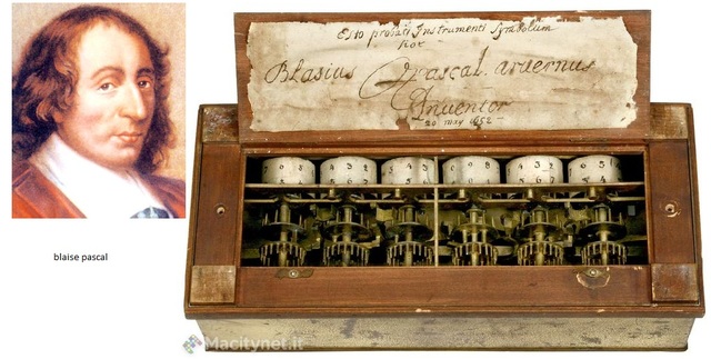 Maquina sumadora o pascalina