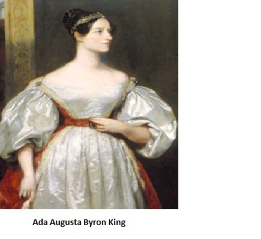 Ada Augusta Byron King "Primera programadora de la historia"