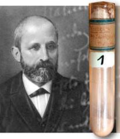 Aislamiento de la molécula de la vida.