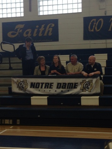 April 11, 2013 Signed with SSU Women's Basketball team