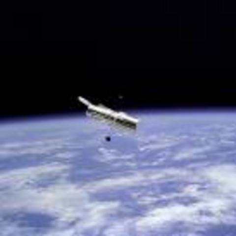 Hubble space telescope launched