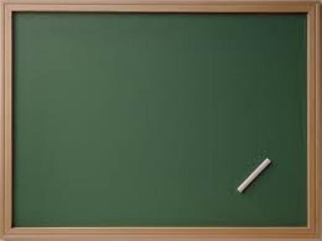 LA PIZARRA Y LA TIZA