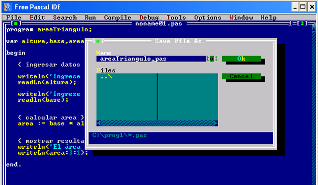 CREACION DE PASCAL