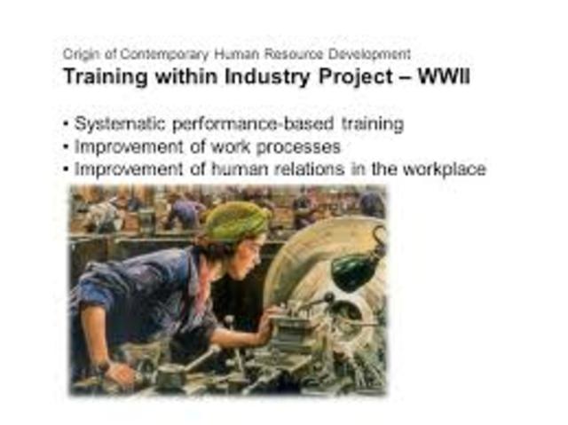 1930's - WWII - Systematic Training