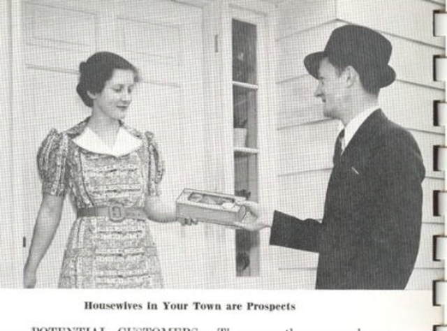 Vendedores de puerta en puerta