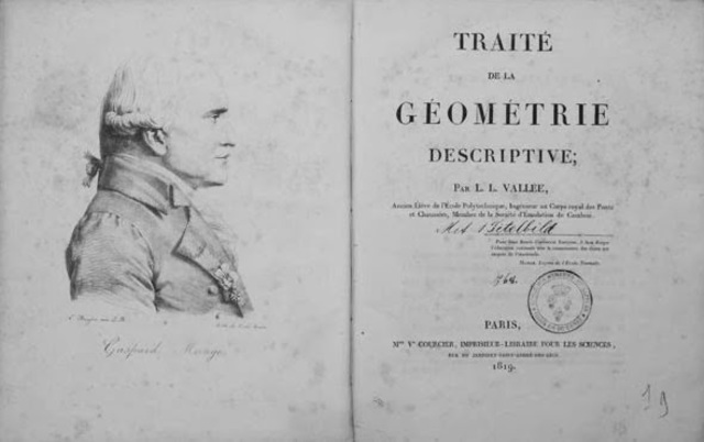 1799 Libro sobre Geometría descriptiva.